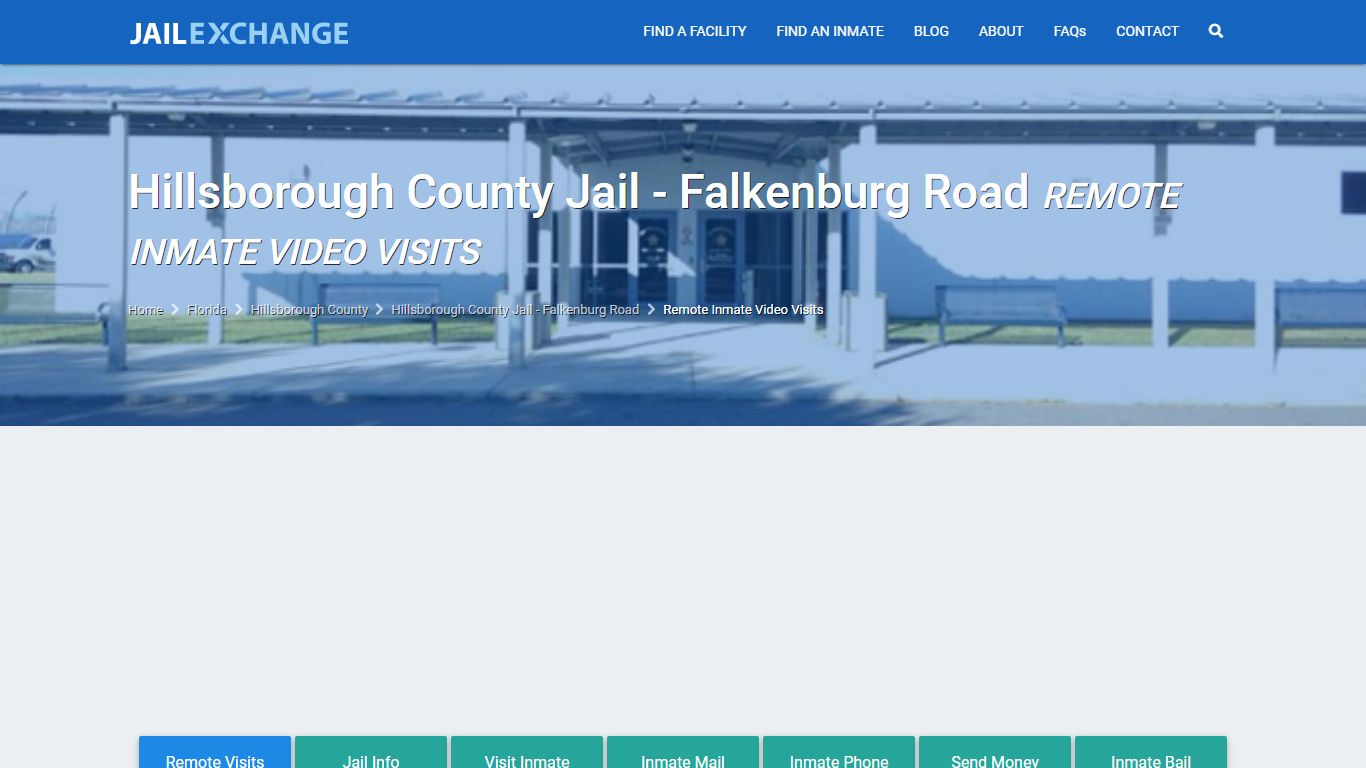 Remote Inmate Video Visitation in Hillsborough County Jail - Falkenburg ...